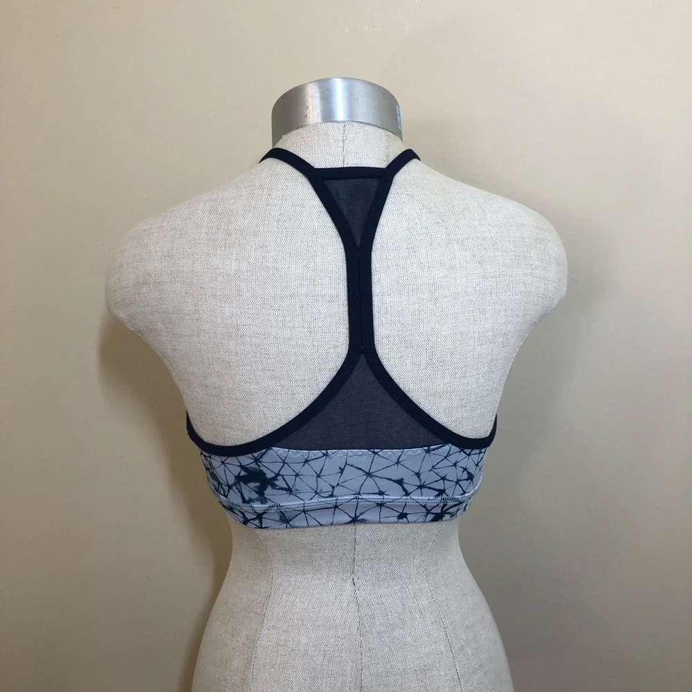 Lululemon athletica pedal pace cutout sports bra racerback star crushed